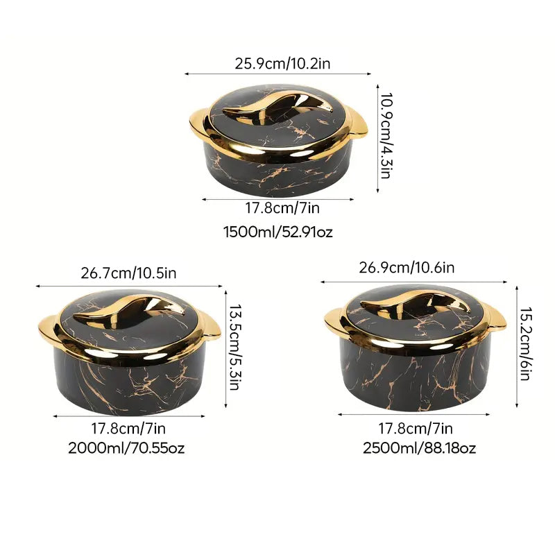 Isolier-Box Set – Edelstahl – 3 Grössen