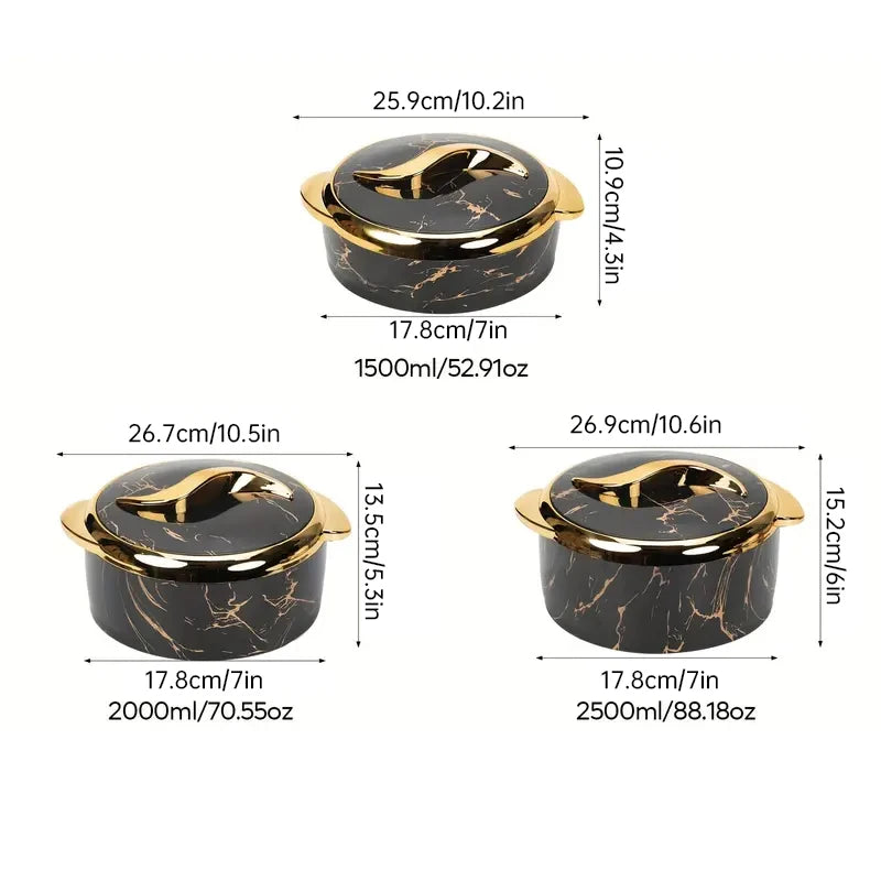 Isolier-Box Set – Edelstahl – 3 Grössen