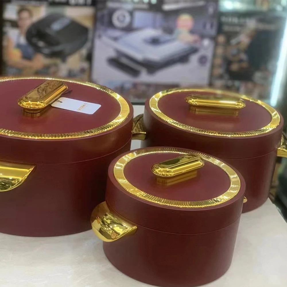 Isolierter Topf Set - Keramik Design - Perfekt für Ramadan 3-tlg