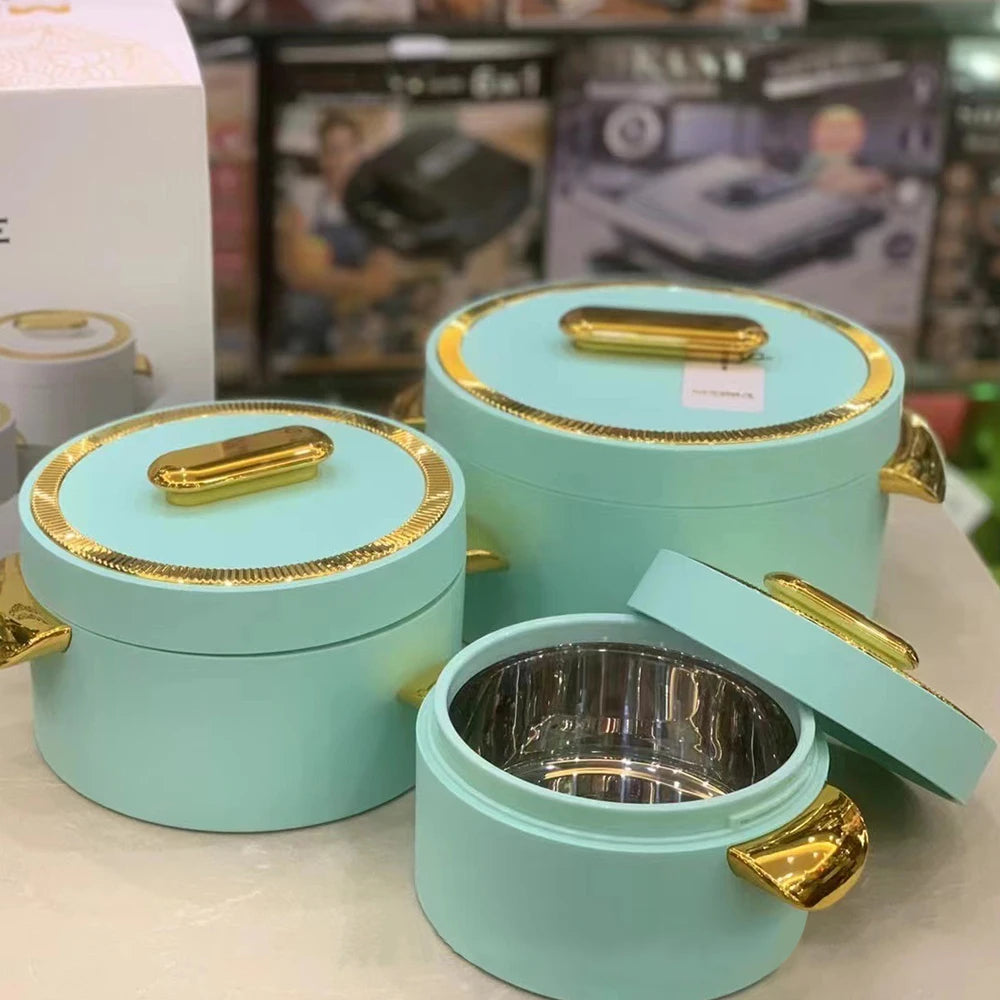 Isolierter Topf Set - Keramik Design - Perfekt für Ramadan 3-tlg