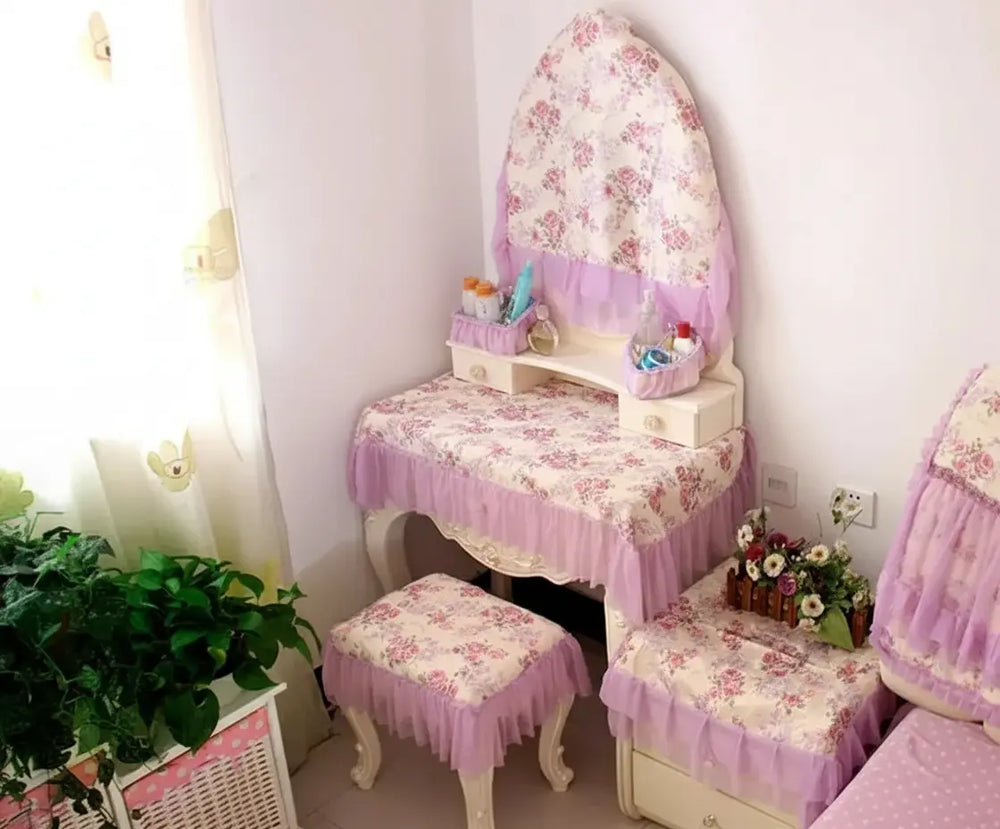 Jacquard Spitze Mesh Tischdecke – Romantik Prinzessin 50X95CM