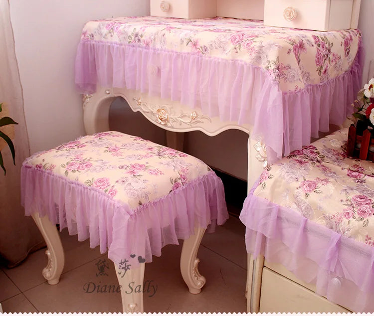 Jacquard Spitze Mesh Tischdecke – Romantik Prinzessin 50X95CM