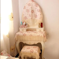 Jacquard Spitze Mesh Tischdecke – Romantik Prinzessin 50X95CM