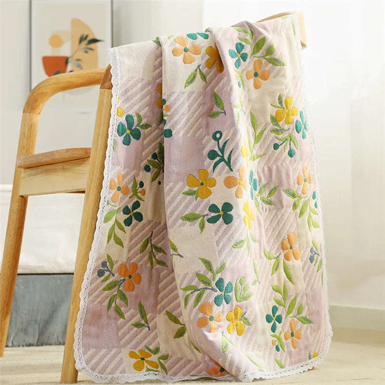 Japanische Badetücher – Baumwolle Spitze – 80x160cm