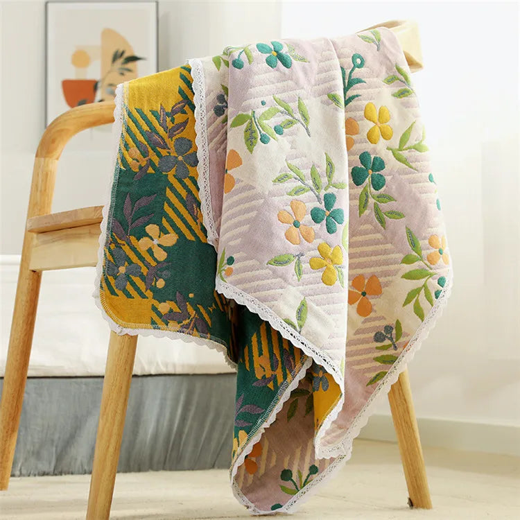 Japanische Badetücher – Baumwolle Spitze – 80x160cm