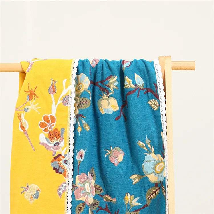 Japanische Badetücher – Baumwolle Spitze – 80x160cm