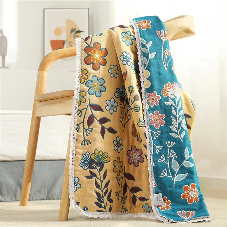 Japanische Badetücher – Baumwolle Spitze – 80x160cm