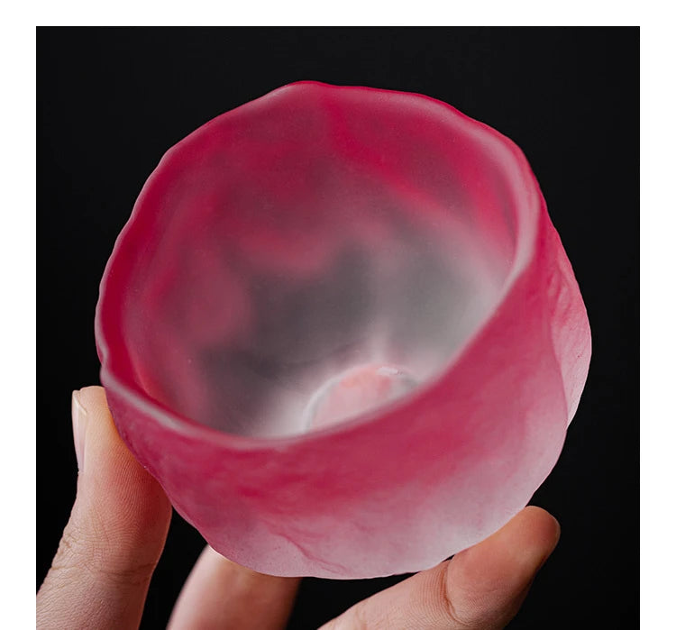 Japanische Teetasse – Kristall-Emaille – Stilvoll Geschenk