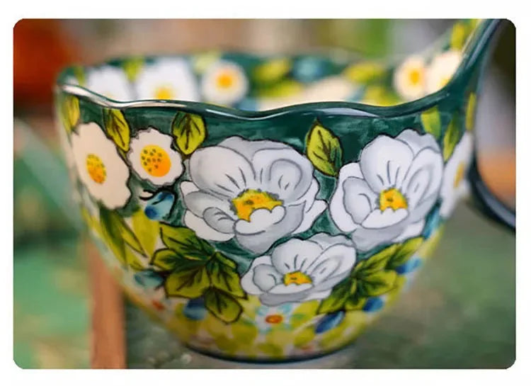 Jasmine Keramikbecher – Bone China, Grosse Kapazität