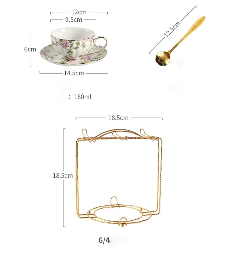 Kaffee-Tasse – Bone China Prärie Set