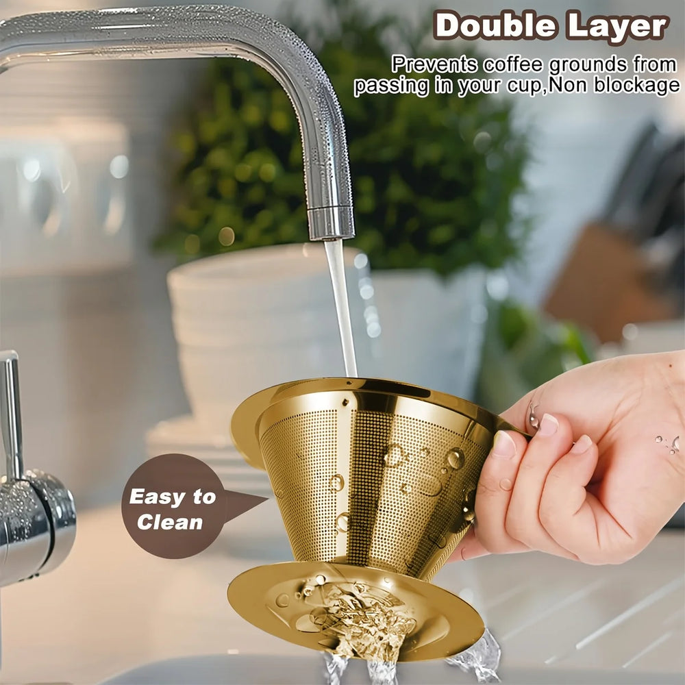 Kaffeefilter – Edelstahl – Für Unterwegs