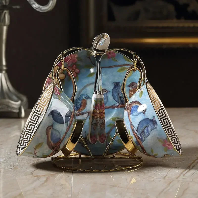 Kaffeeservice – Knochenporzellan – Europäischer Stil