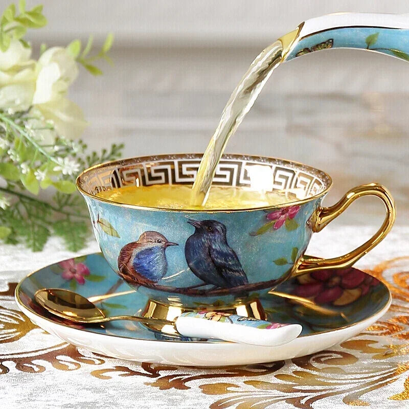 Kaffeeservice – Knochenporzellan – Europäischer Stil