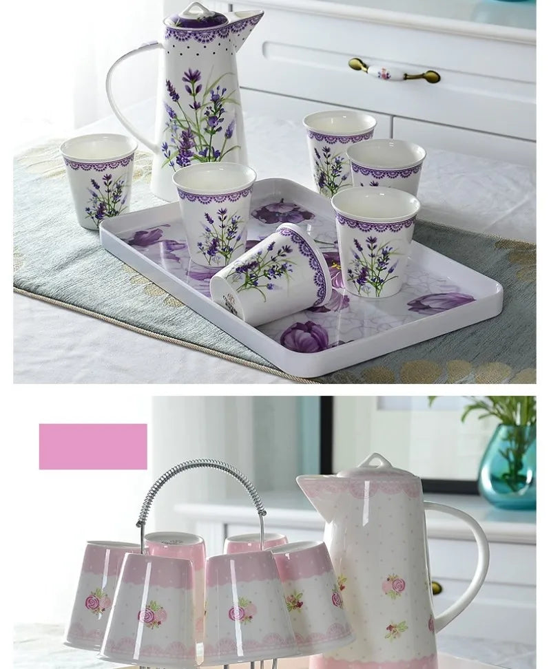 Kaffeeset aus Feinporzellan – Elegantes Design – Hochzeitsgeschenk