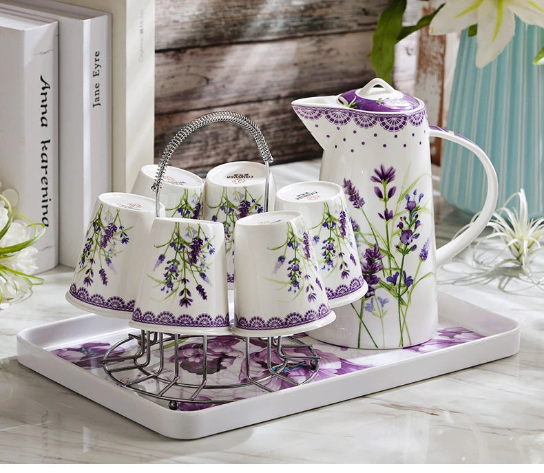 Kaffeeset aus Feinporzellan – Elegantes Design – Hochzeitsgeschenk