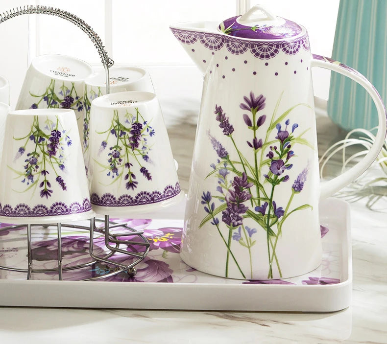 Kaffeeset aus Feinporzellan – Elegantes Design – Hochzeitsgeschenk