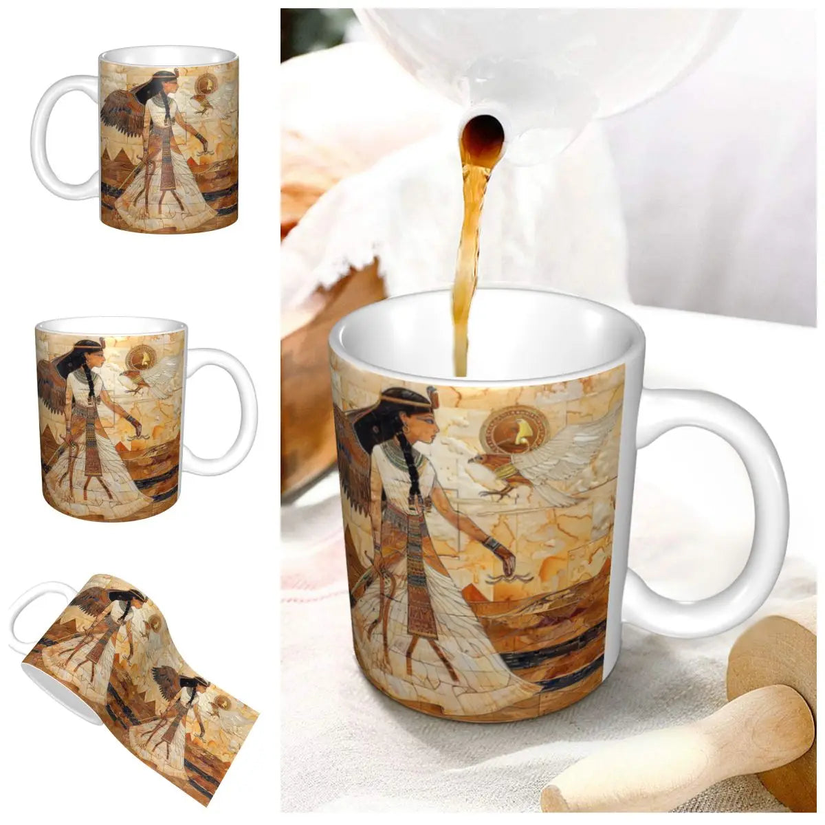 Kaffeetasse – Klassisches Keramikdesign – Handgriff-Stil