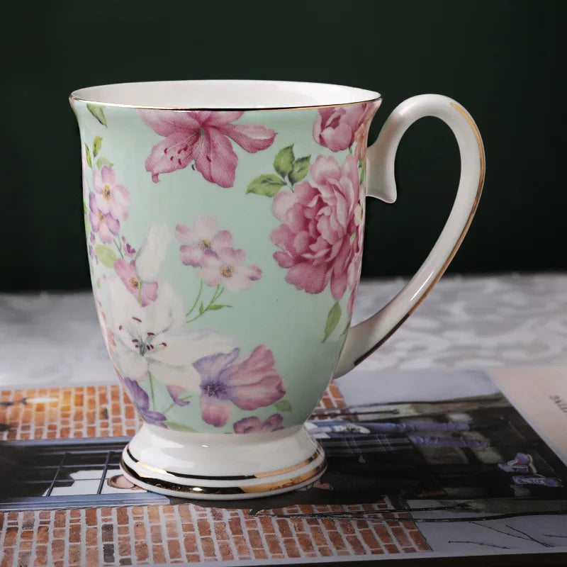 Kaffeetasse aus Feinporzellan – Prairie Chic Design