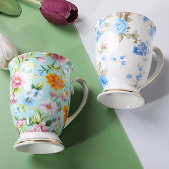 Kaffeetasse aus Feinporzellan – Prairie Chic Design