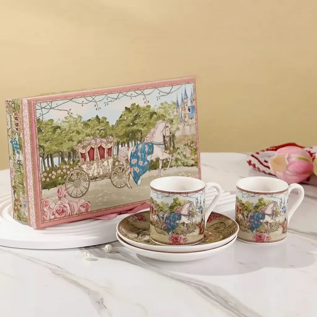 Kaffeetasse aus Feinporzellan – Prairie Chic Mit Ergonomischem Griff