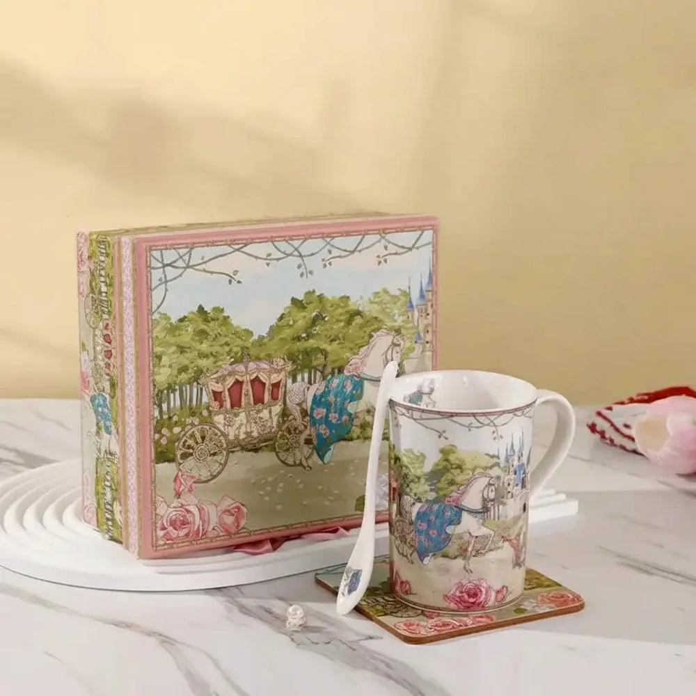 Kaffeetasse aus Feinporzellan – Prairie Chic Mit Ergonomischem Griff