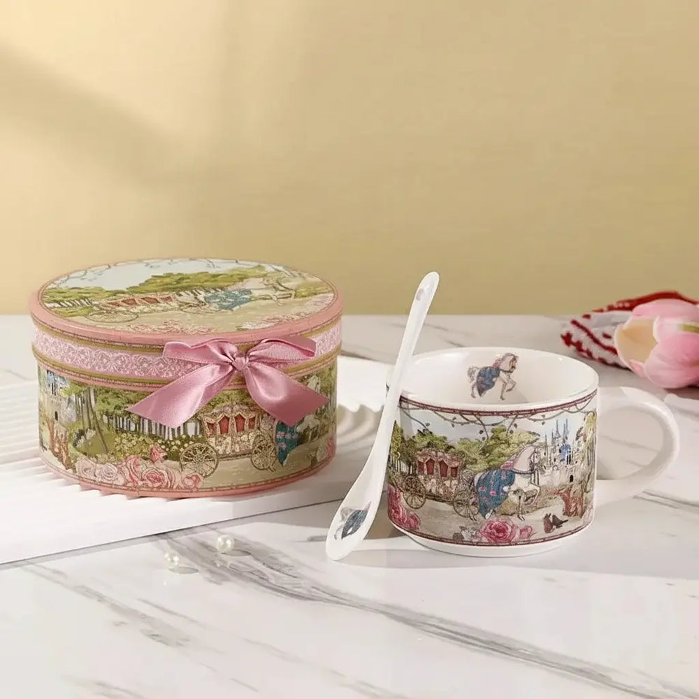 Kaffeetasse aus Feinporzellan – Prairie Chic Mit Ergonomischem Griff