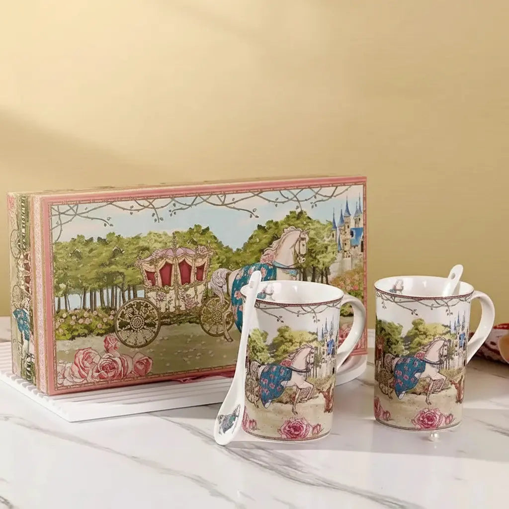 Kaffeetasse aus Feinporzellan – Prairie Chic Mit Ergonomischem Griff