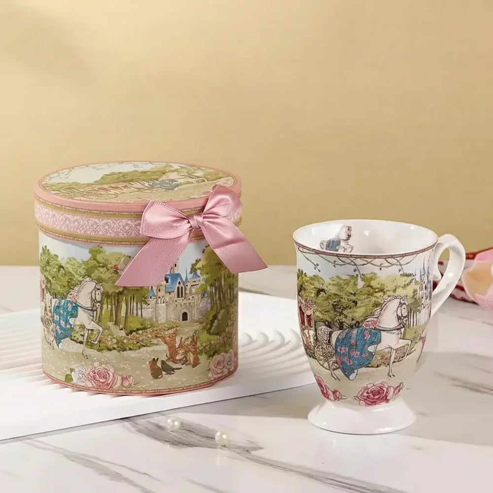 Kaffeetasse aus Feinporzellan – Prairie Chic Mit Ergonomischem Griff