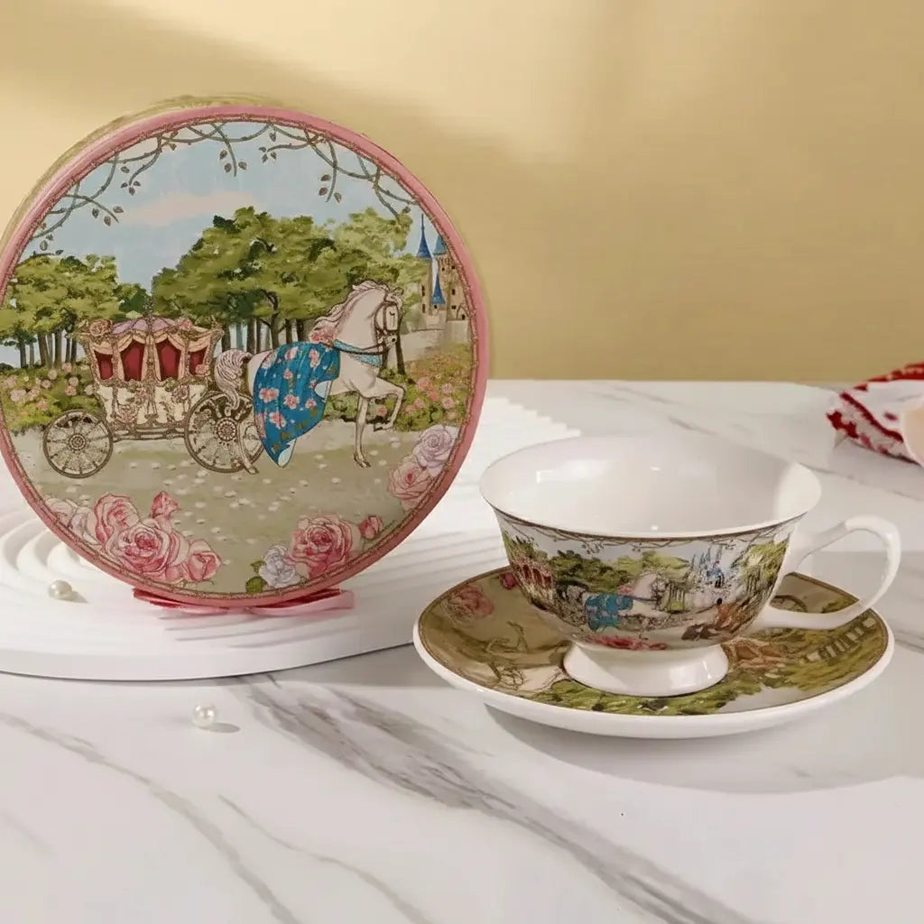 Kaffeetasse aus Feinporzellan – Prairie Chic Mit Ergonomischem Griff