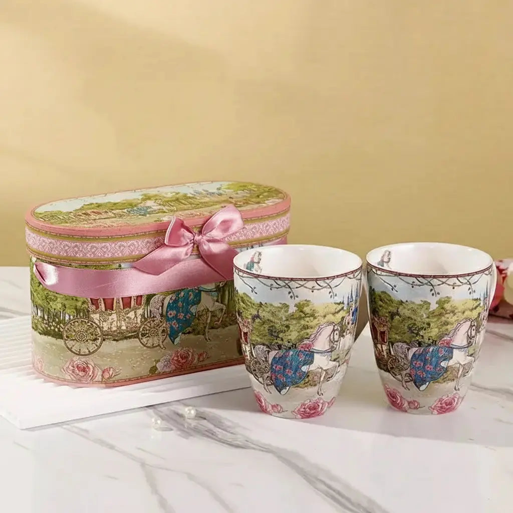 Kaffeetasse aus Feinporzellan – Prairie Chic Mit Ergonomischem Griff