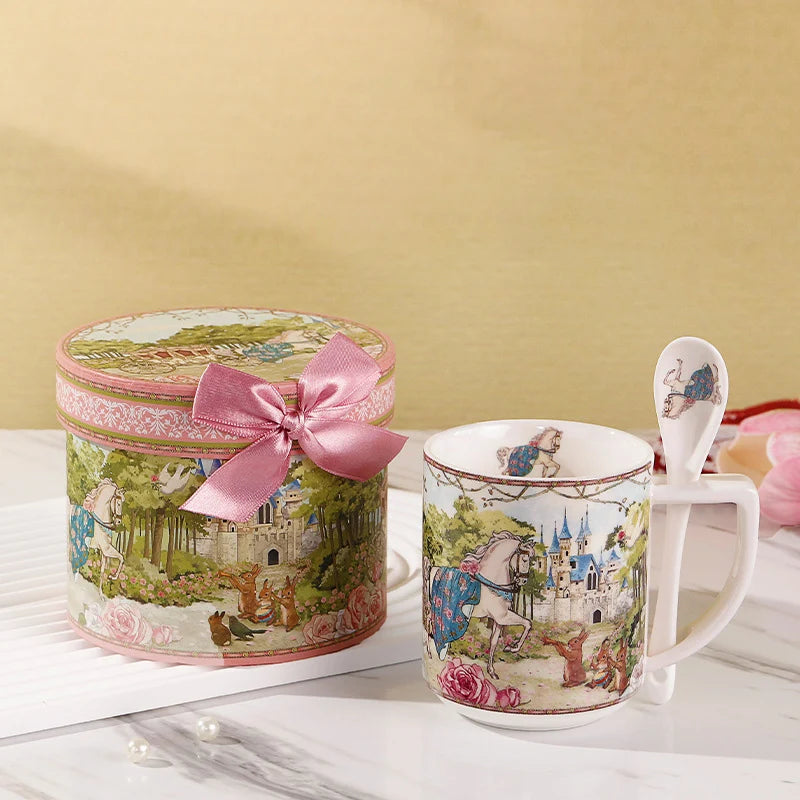 Kaffeetasse aus Feinporzellan – Prairie Chic Mit Ergonomischem Griff