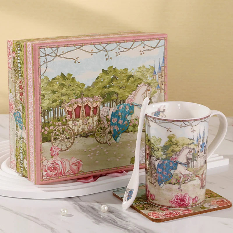 Kaffeetasse aus Feinporzellan – Prairie Chic Mit Ergonomischem Griff