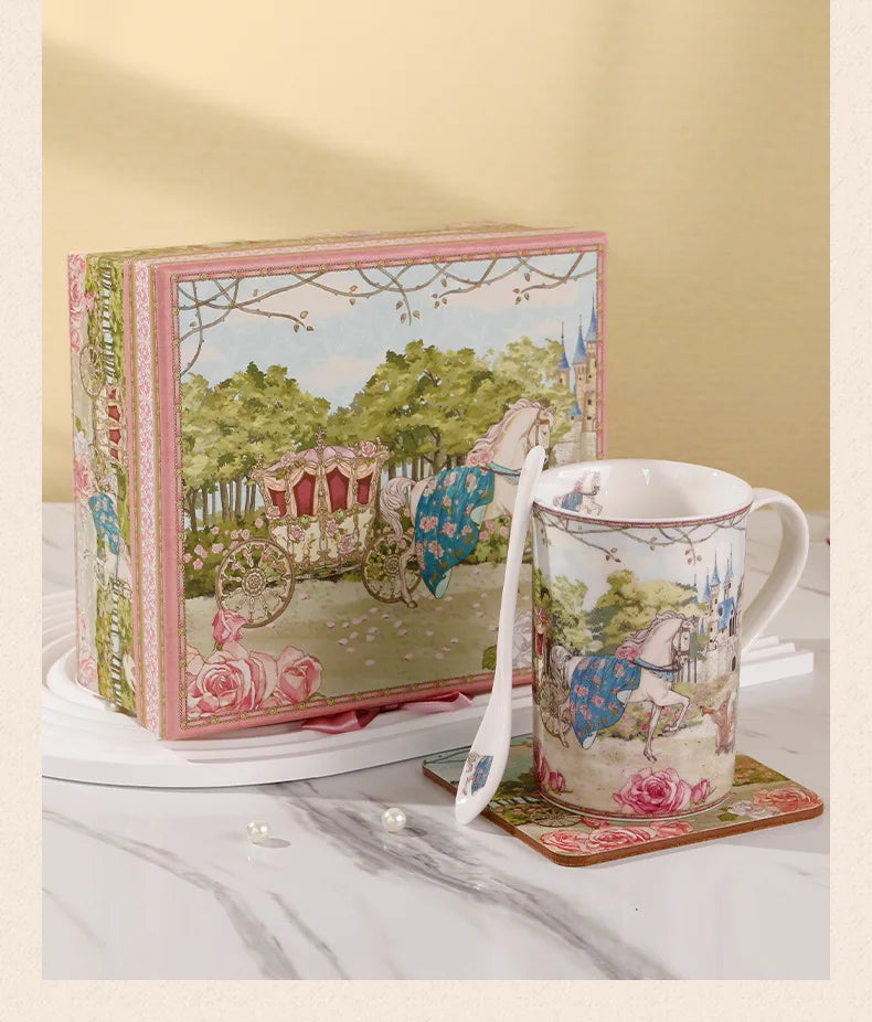 Kaffeetasse aus Feinporzellan – Prairie Chic Mit Ergonomischem Griff