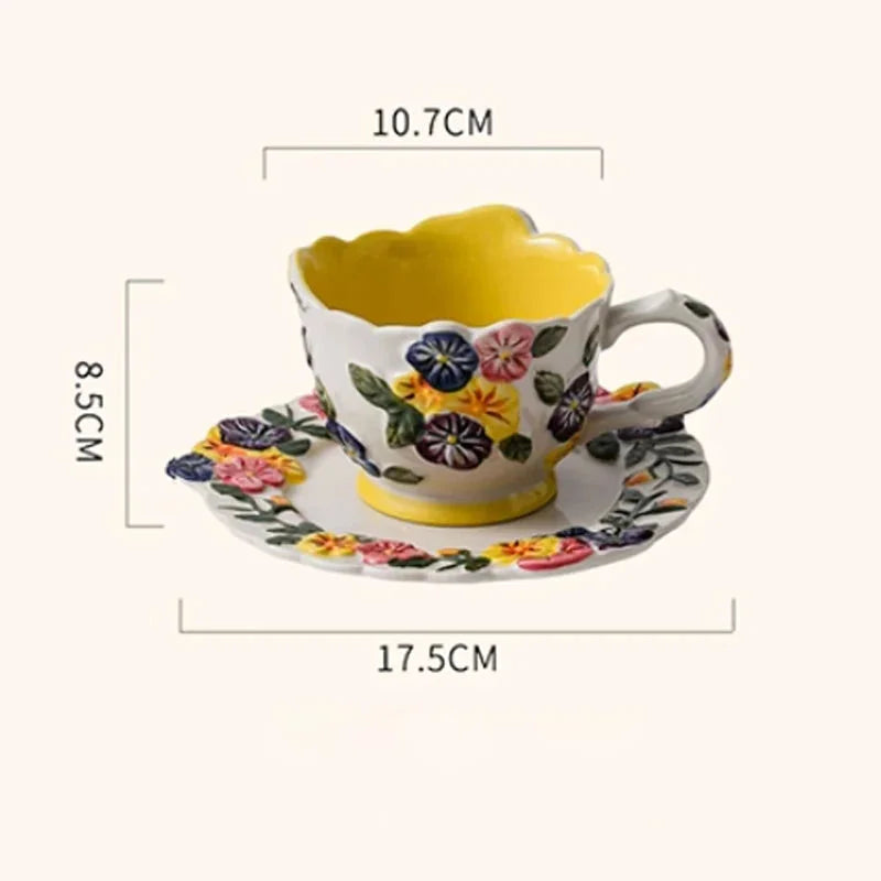 Kaffeetassen – Keramik Töpferei Design – 400ML