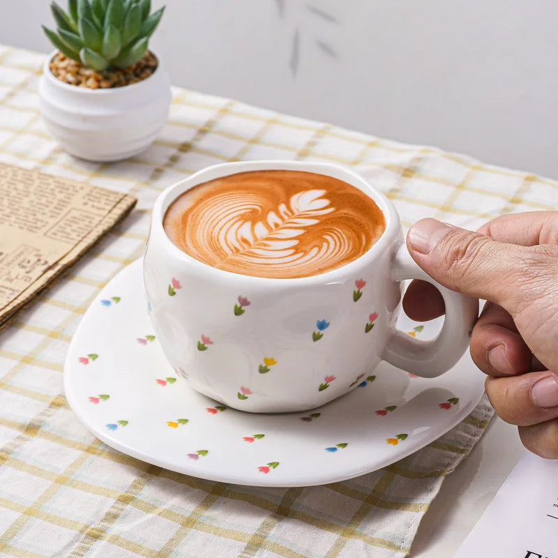 Kaffeetassen – Porzellan Cartoon Design – 320ML Set