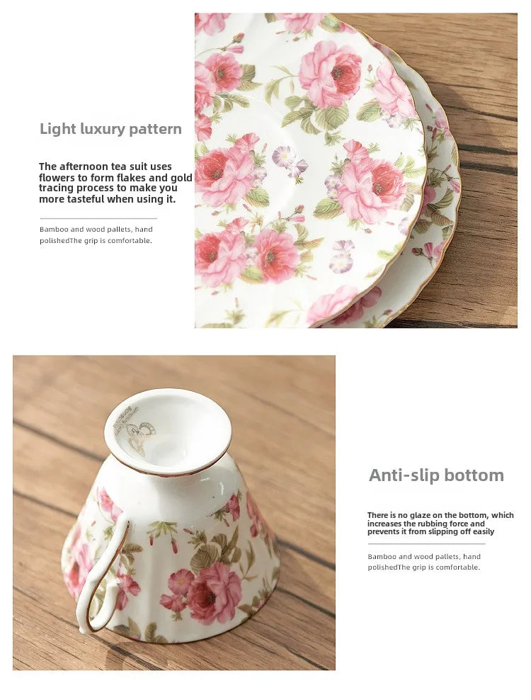 Kaffeetassenset – Handbemaltes Feinporzellan – Elegantes 200ml Design