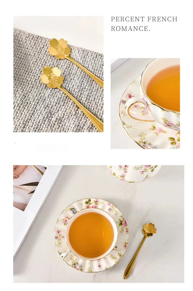 Kaffeetassenset aus Feinporzellan – Elegantes Design – 200ML