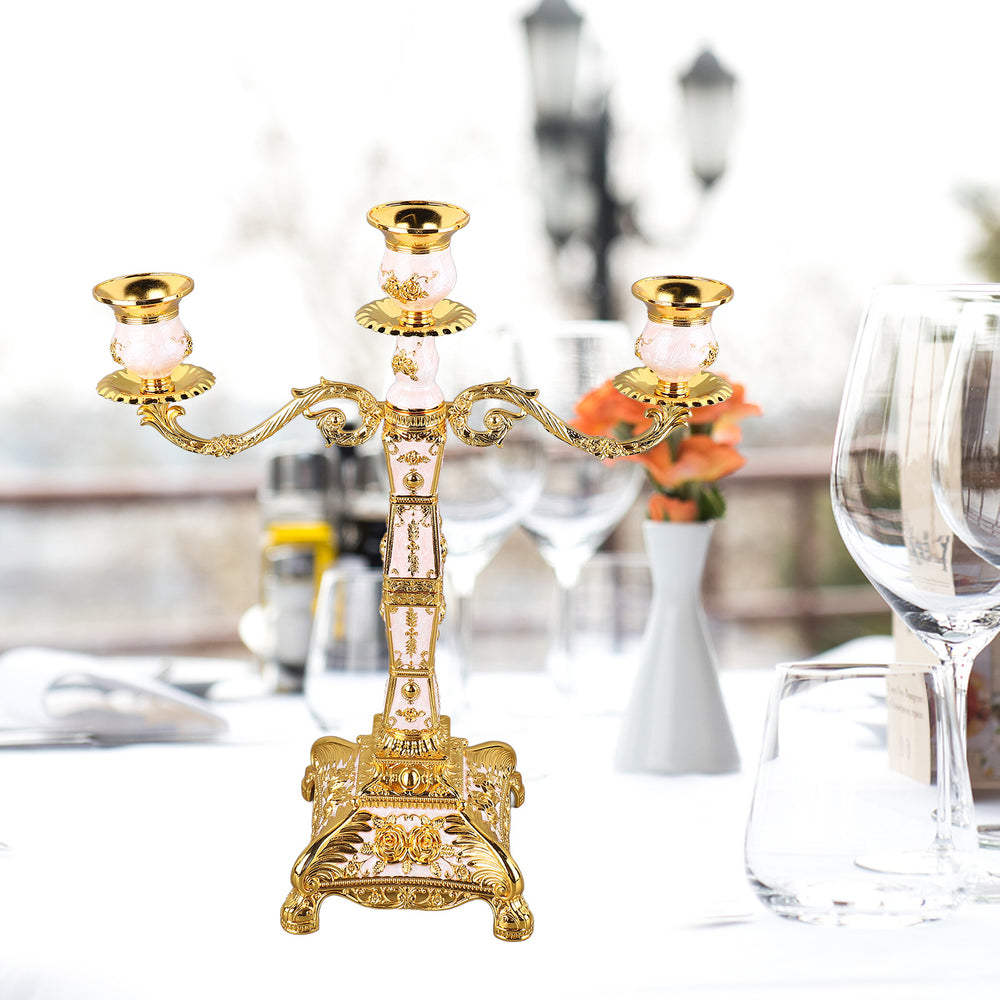 Kandelaber Halter – Vintage Metall Design – Romantische Dekoration