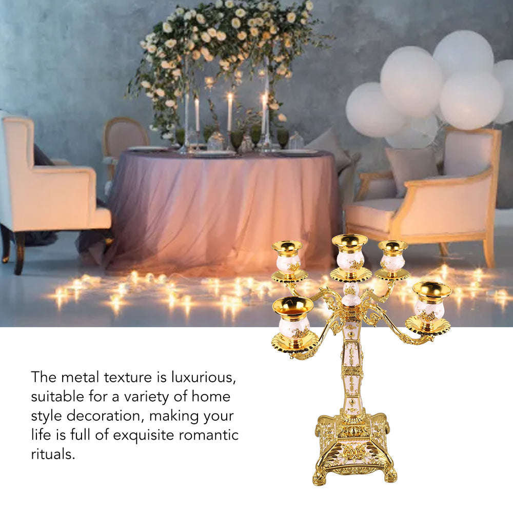 Kandelaber Halter – Vintage Metall Design – Romantische Dekoration