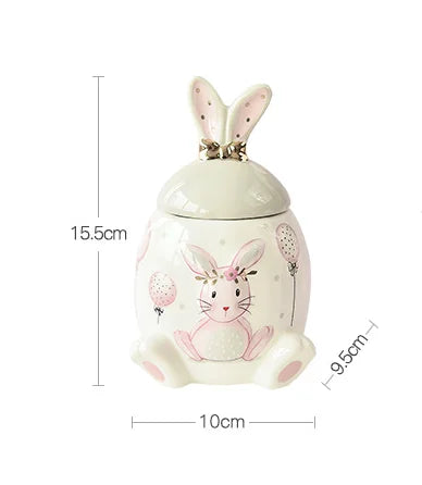 Kaninchen Keramikdose – Moderner Stil Küchenaufbewahrung