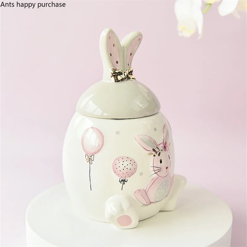 Kaninchen Keramikdose – Moderner Stil Küchenaufbewahrung