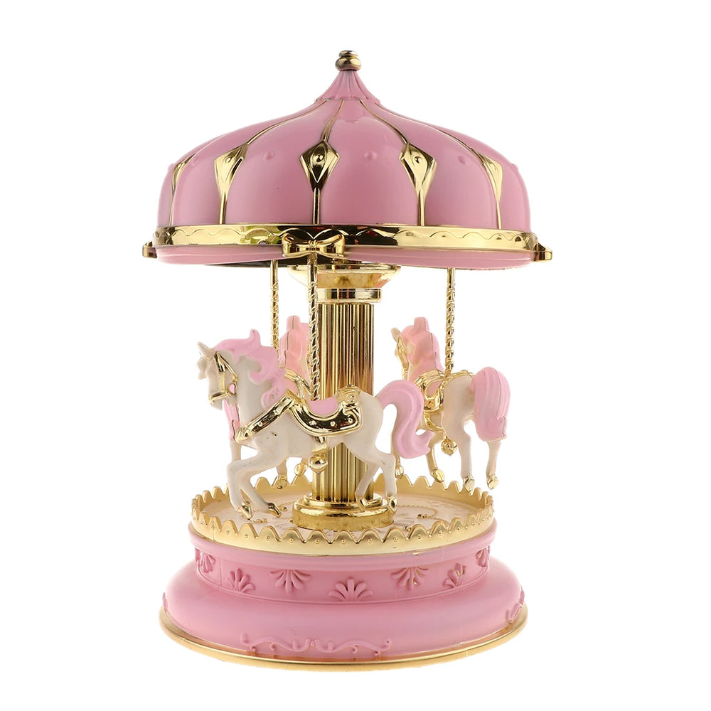 Karussell Musikbox – Modernes Harzdesign – 12x12x18.5cm