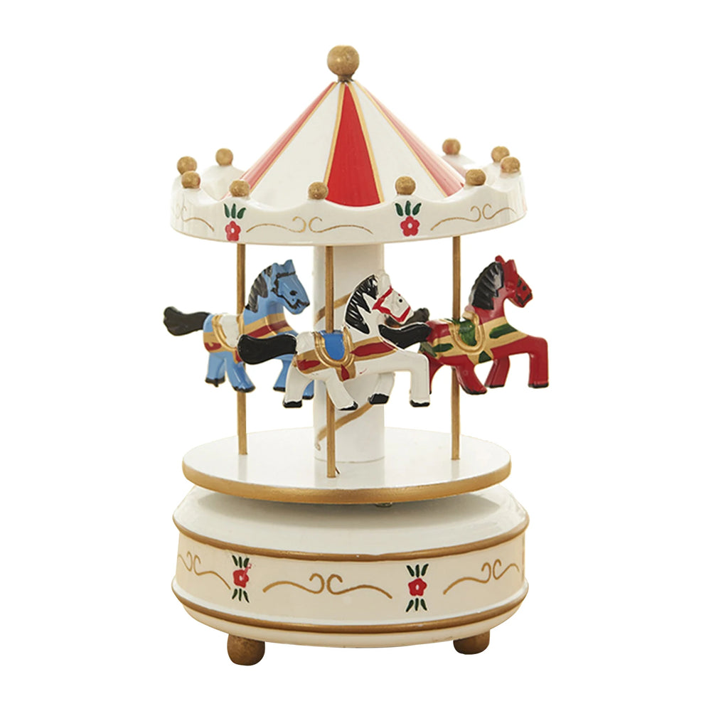 Karussell Musikbox – Modernes Harzdesign – 12x12x18.5cm