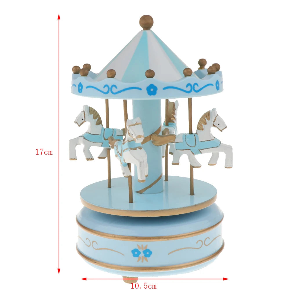 Karussell Musikbox – Modernes Harzdesign – 12x12x18.5cm