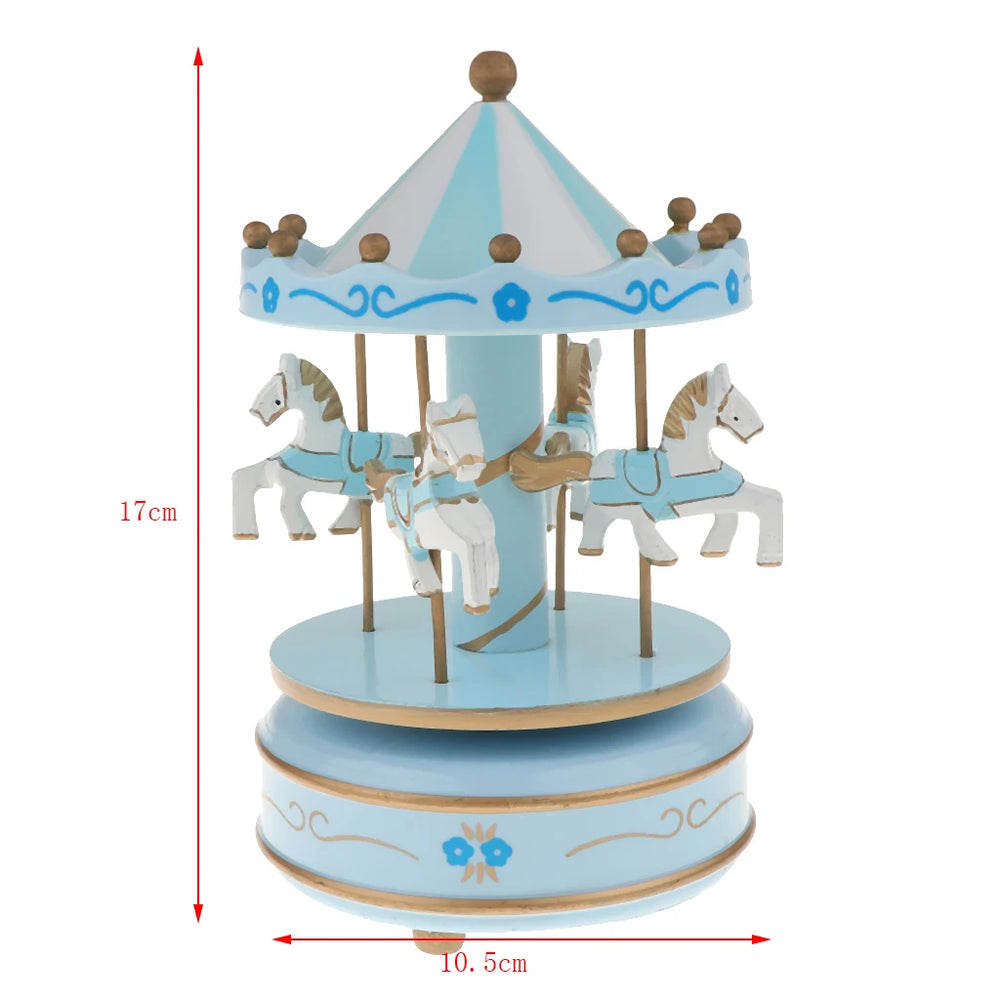 Karussell Musikbox – Modernes Harzdesign – 12x12x18.5cm