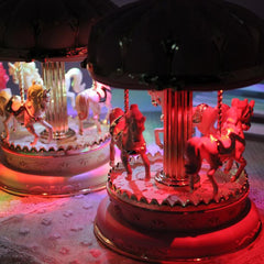 Karussell Musikbox – Modernes Harzdesign – 12x12x18.5cm