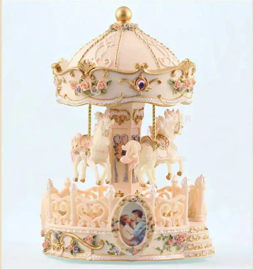 Karussell-Spieluhr – Dekorativ – Perfekt für Weihnachten