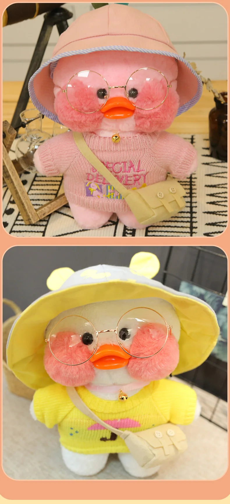 Kawaii Ente Plüsch – Weicher Plüsch/Baumwolle – 30cm