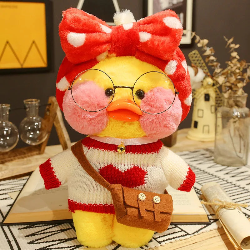 Kawaii Ente Plüsch – Weicher Plüsch/Baumwolle – 30cm