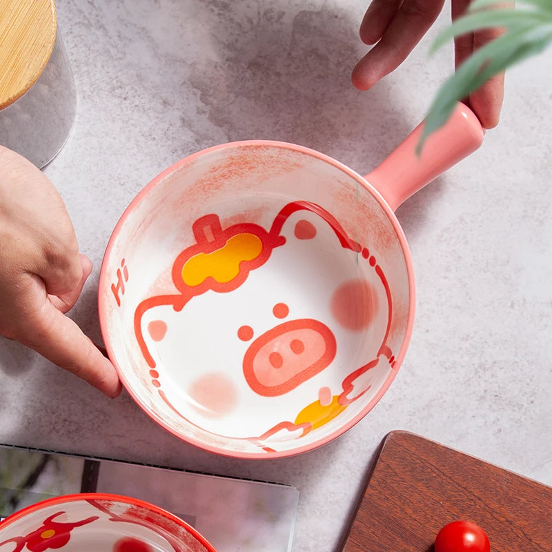 Keramik Backform – Süsses Cartoon-Design – 0.58 l Volumen